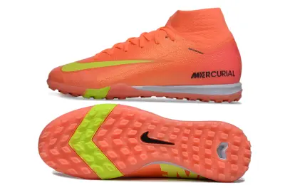 Nike Air Zoom Mercurial Superfly 10 Elite TF - Coral/Lime Green/Neon Pink
