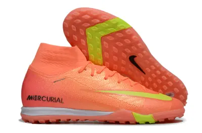 Nike Air Zoom Mercurial Superfly 10 Elite TF - Coral/Lime Green/Neon Pink