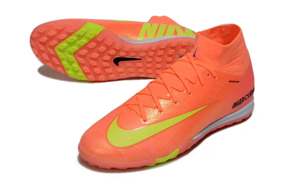 Nike Air Zoom Mercurial Superfly 10 Elite TF - Coral/Lime Green/Neon Pink