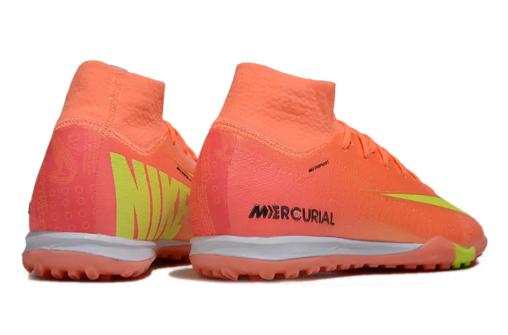 Nike Air Zoom Mercurial Superfly 10 Elite TF - Coral/Lime Green/Neon Pink