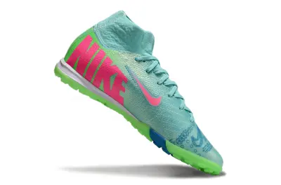 Nike Air Zoom Mercurial Superfly 10 Elite TF - Aqua/Neon Green/Pink