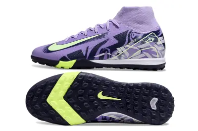 Nike Air Zoom Mercurial Superfly 10 Elite TF - Purple/Lime Green/Black