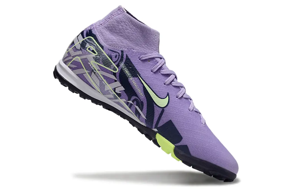 Nike Air Zoom Mercurial Superfly 10 Elite TF - Purple/Lime Green/Black