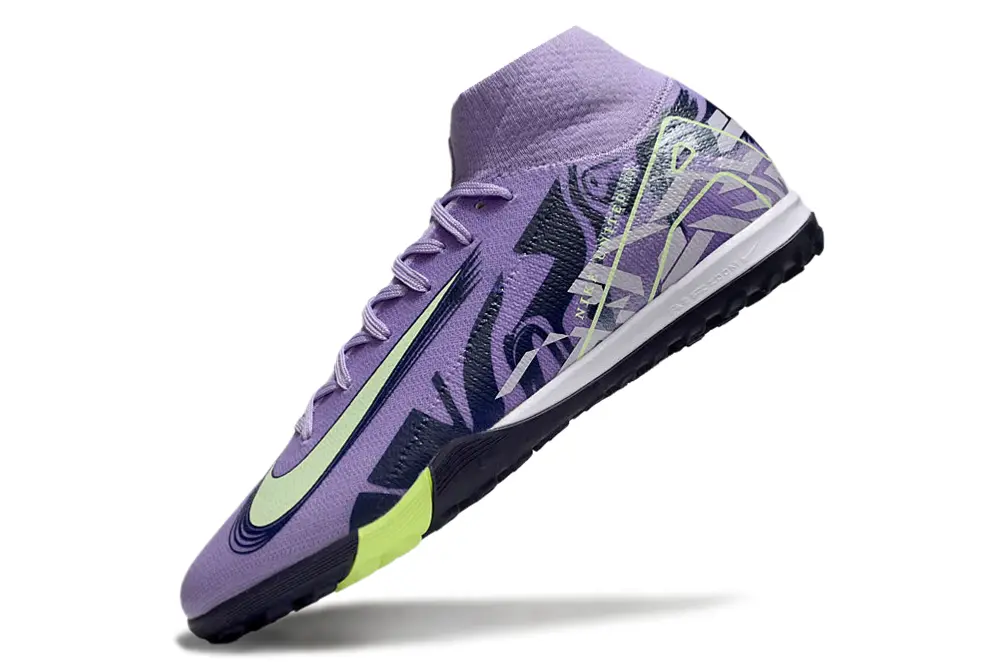 Nike Air Zoom Mercurial Superfly 10 Elite TF - Purple/Lime Green/Black