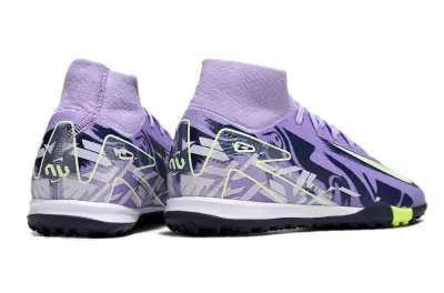 Nike Air Zoom Mercurial Superfly 10 Elite TF - Purple/Lime Green/Black