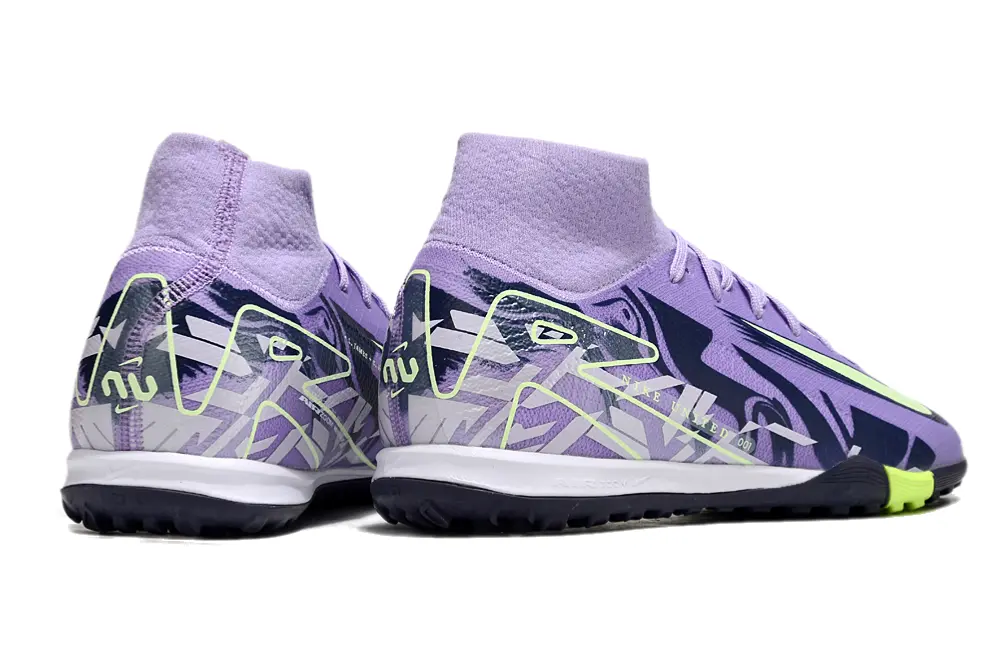 Nike Air Zoom Mercurial Superfly 10 Elite TF - Purple/Lime Green/Black