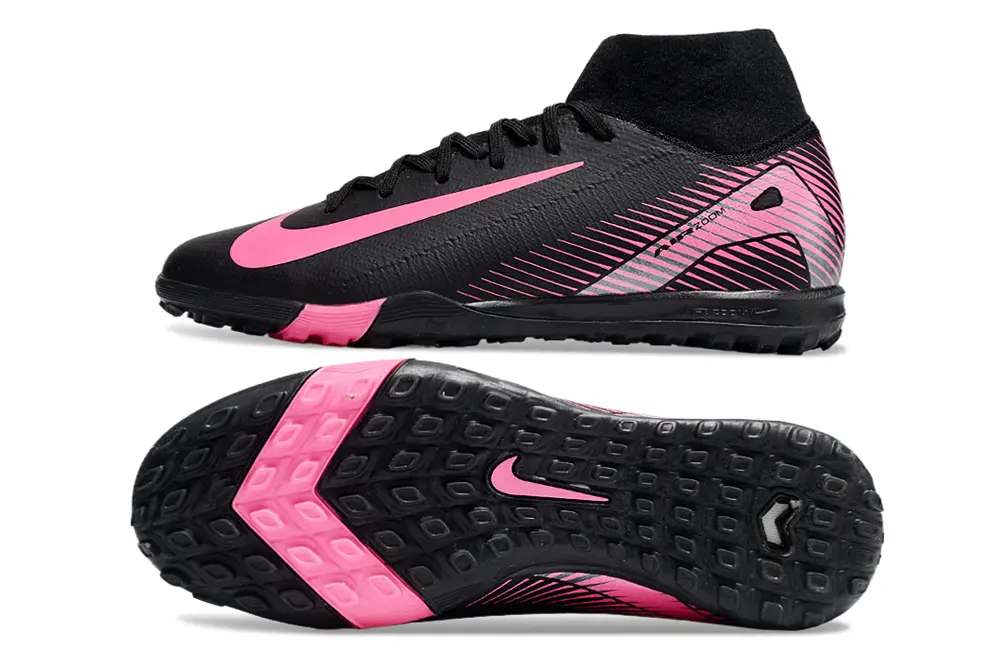 Nike Air Zoom Mercurial Superfly 10 Elite TF - Black/Neon Pink/Black
