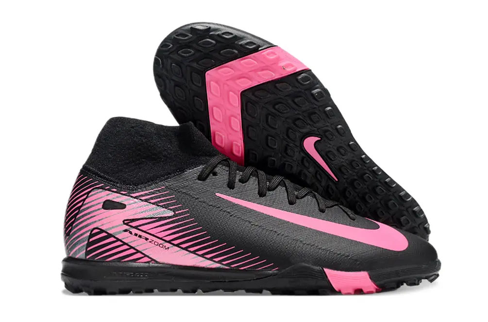 Nike Air Zoom Mercurial Superfly 10 Elite TF - Black/Neon Pink/Black