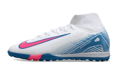 Nike Air Zoom Mercurial Superfly 10 Elite TF - White/Vibrant Pink/Light Blue