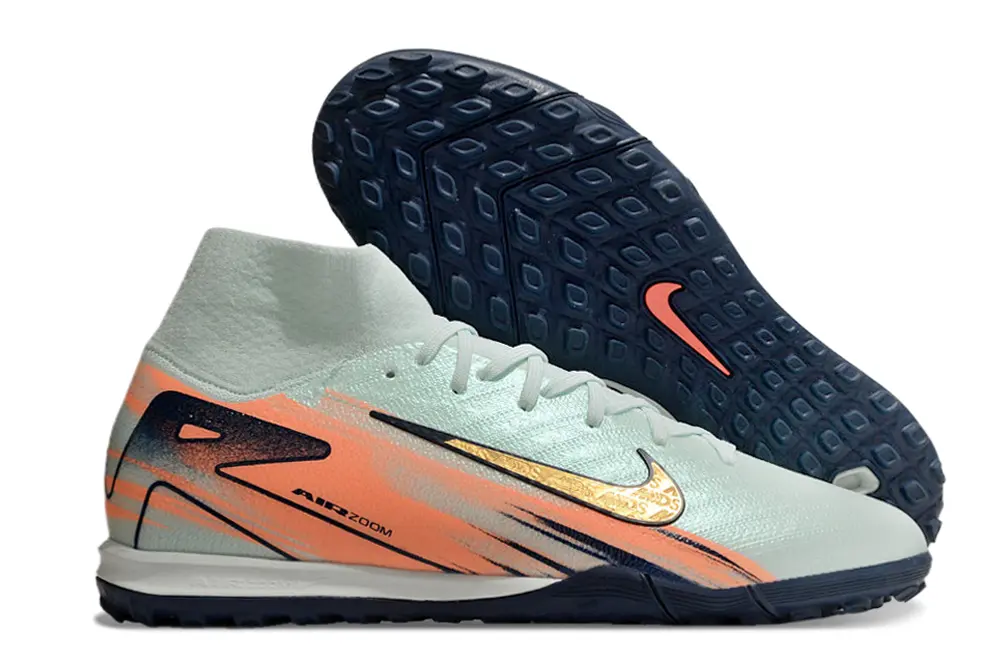 Nike Air Zoom Mercurial Superfly 10 Elite TF - Mint/Coral/Gold