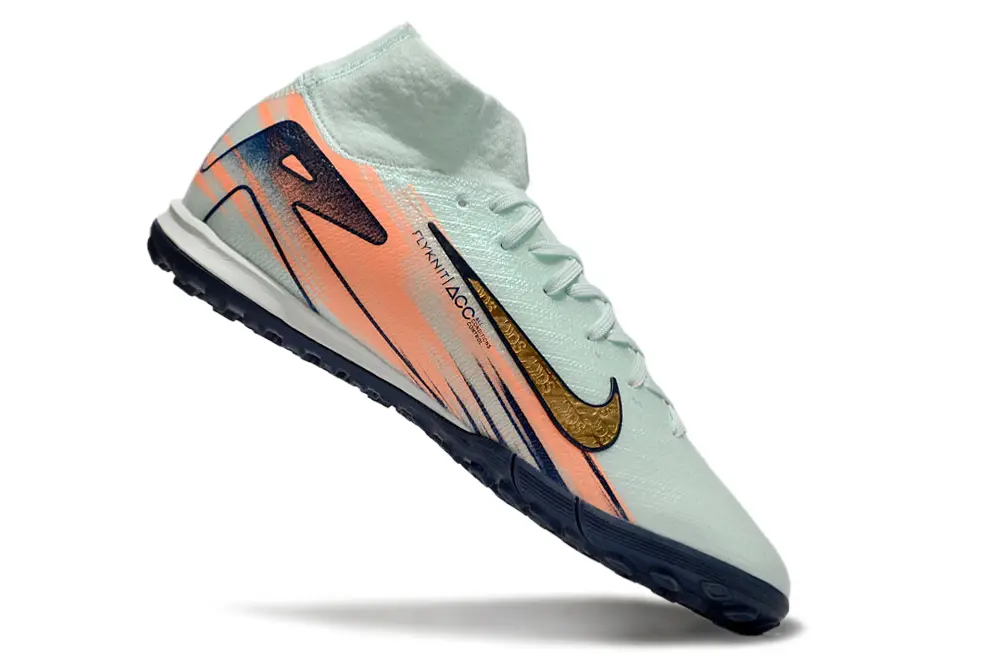Nike Air Zoom Mercurial Superfly 10 Elite TF - Mint/Coral/Gold