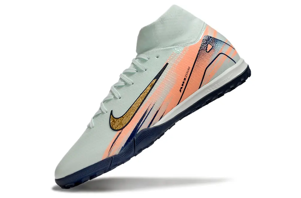 Nike Air Zoom Mercurial Superfly 10 Elite TF - Mint/Coral/Gold