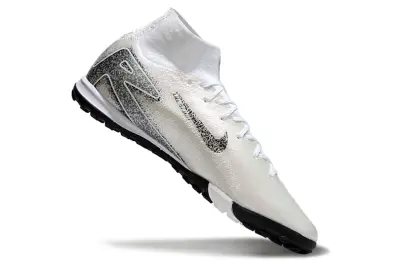 Nike Air Zoom Mercurial Superfly 10 Elite TF - White/Silver Sparkle/Black
