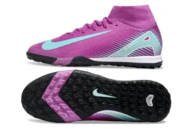 Nike Air Zoom Mercurial Superfly 10 Elite TF - Purple/Aqua Blue/Purple Gradient
