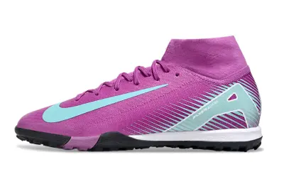Nike Air Zoom Mercurial Superfly 10 Elite TF - Purple/Aqua Blue/Purple Gradient