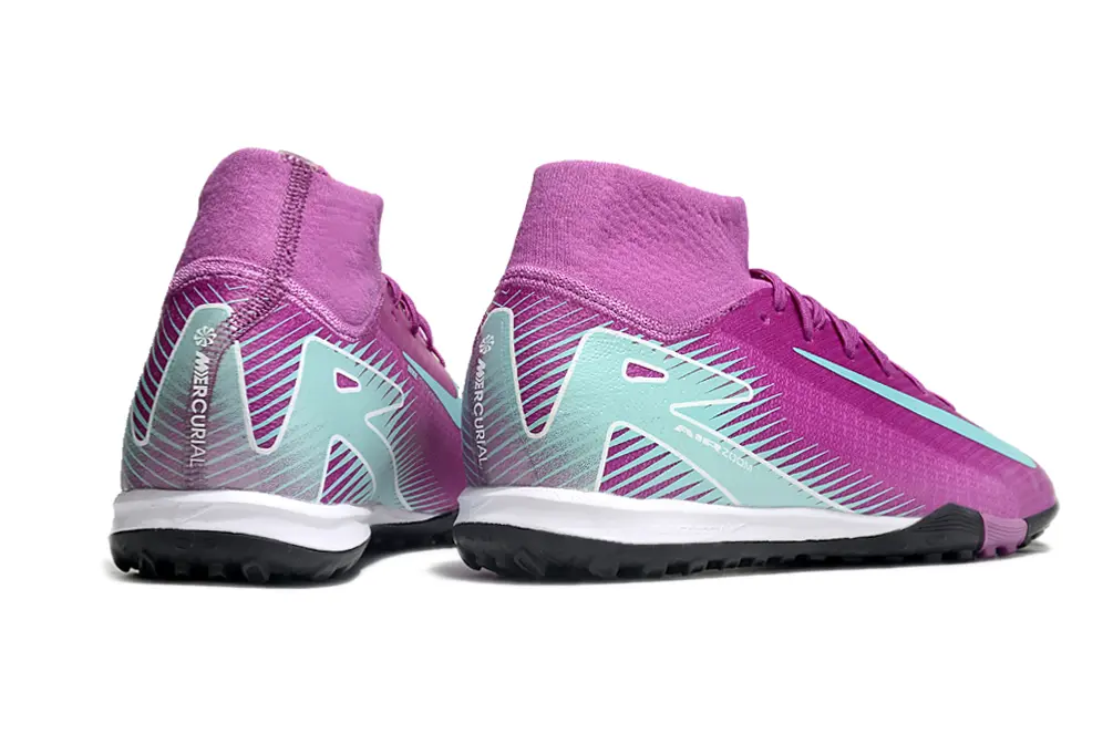 Nike Air Zoom Mercurial Superfly 10 Elite TF - Purple/Aqua Blue/Purple Gradient