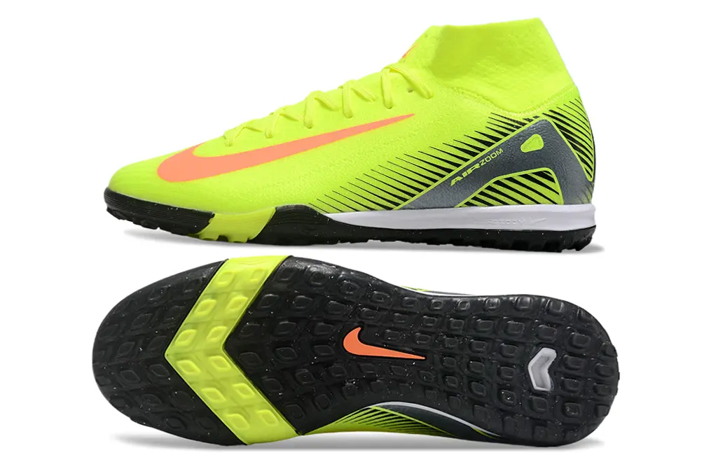 Nike Air Zoom Mercurial Superfly 10 Elite TF - Yellow/Electric Lime/Charcoal