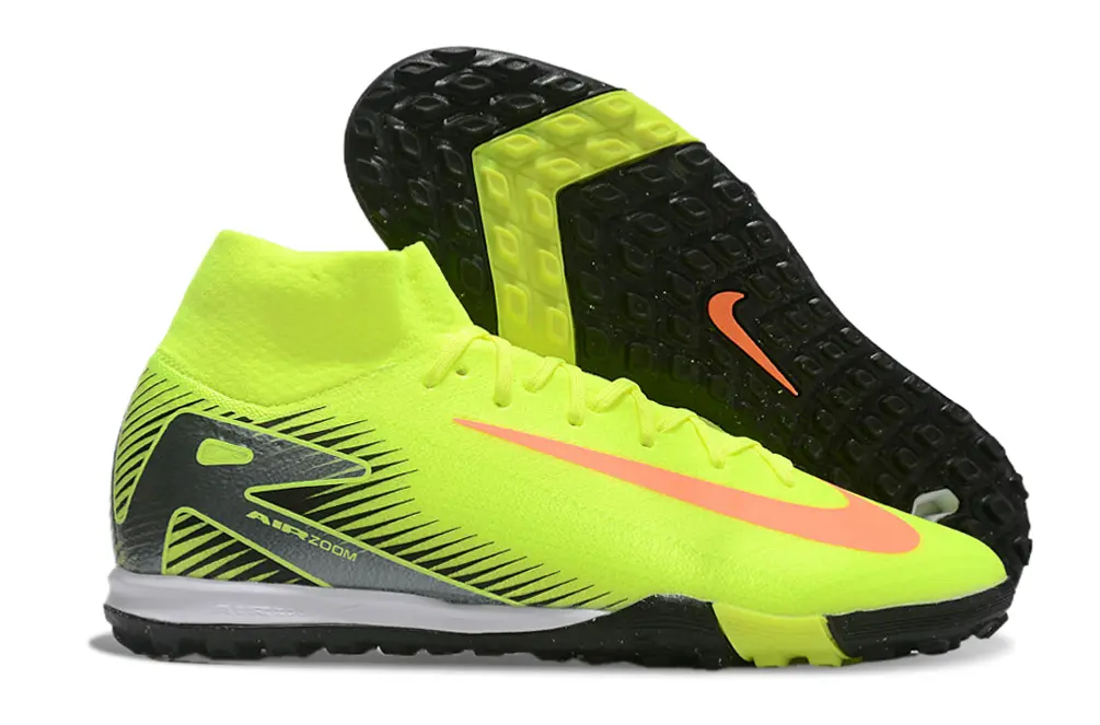 Nike Air Zoom Mercurial Superfly 10 Elite TF - Yellow/Electric Lime/Charcoal