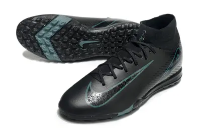 Nike Air Zoom Mercurial Superfly 10 Elite TF - Black/Teal Accent/Black Base