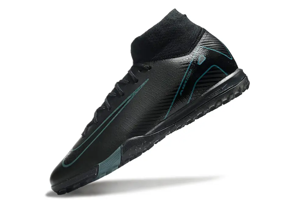 Nike Air Zoom Mercurial Superfly 10 Elite TF - Black/Teal Accent/Black Base