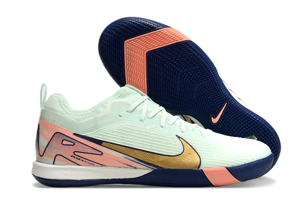 Nike Air Zoom Mercurial Vapor 16 Pro IC - Mint/Coral Peach/Navy Blue