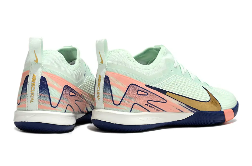Nike Air Zoom Mercurial Vapor 16 Pro IC - Mint/Coral Peach/Navy Blue