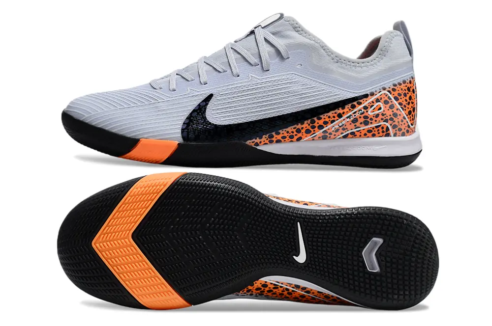 Nike Air Zoom Mercurial Vapor 16 Pro IC - Gray/Neon Orange/Black