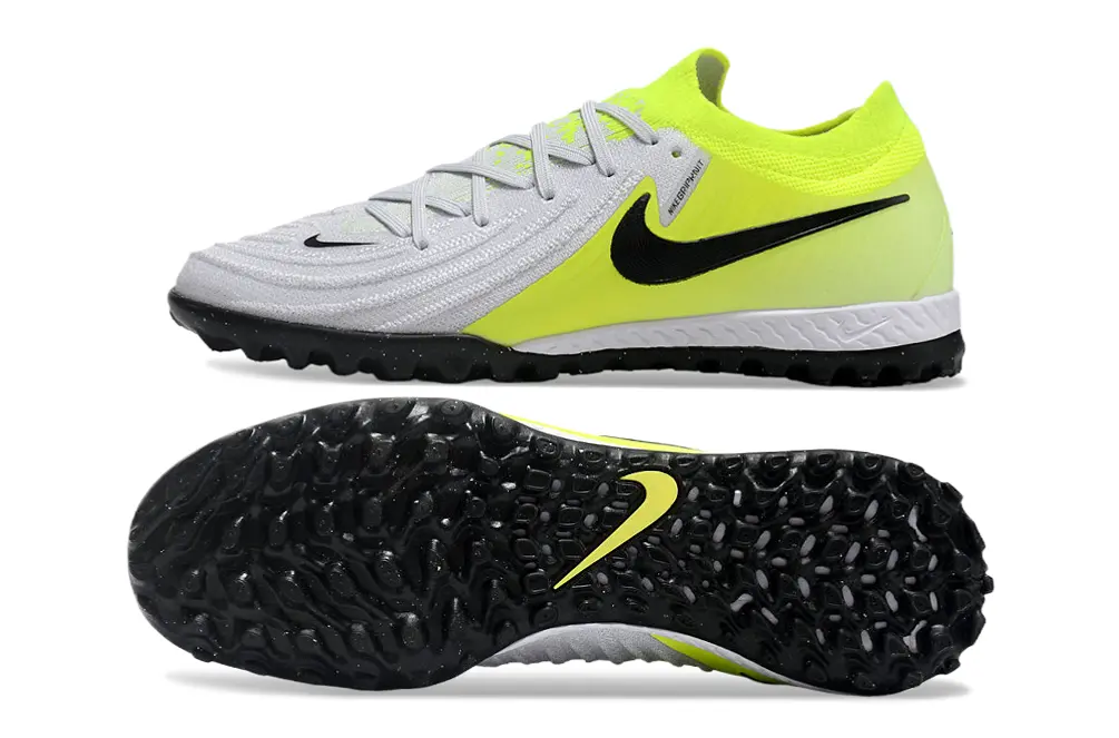 Nike Phantom GX 2 Elite TF - Gray/Electric Yellow/Black