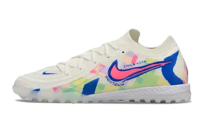 Nike Phantom GX 2 Elite TF - White/Blue Lagoon/Soft Pastel