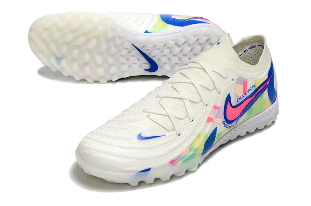 Nike Phantom GX 2 Elite TF - White/Blue Lagoon/Soft Pastel