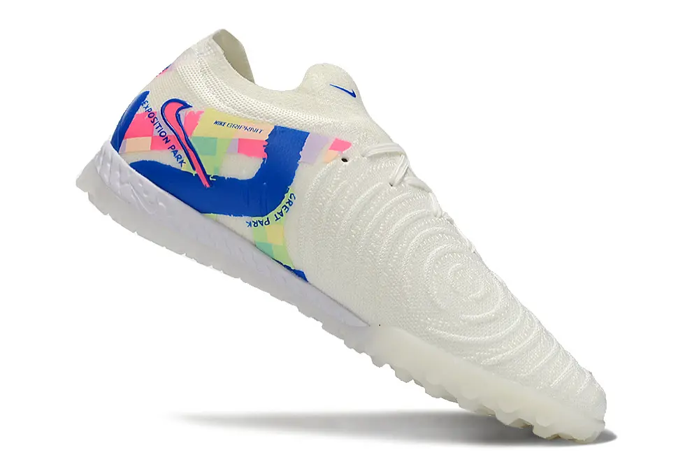 Nike Phantom GX 2 Elite TF - White/Blue Lagoon/Soft Pastel