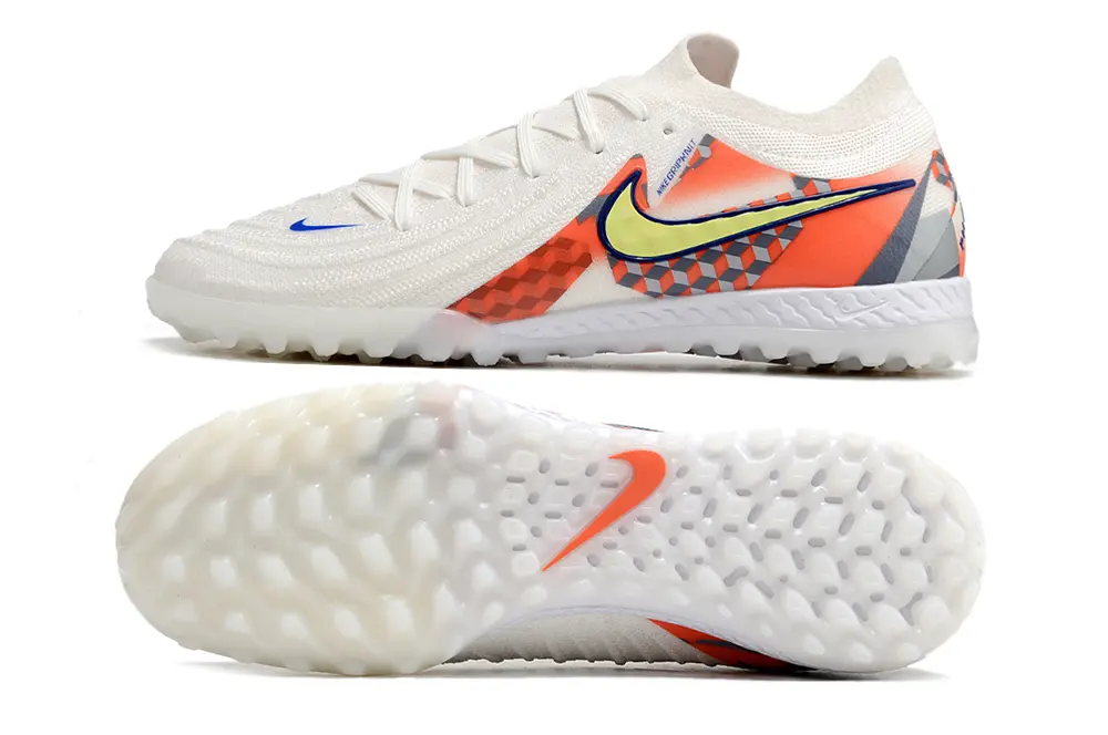 Nike Phantom GX 2 Elite TF - White/Bright Orange/Metallic Yellow