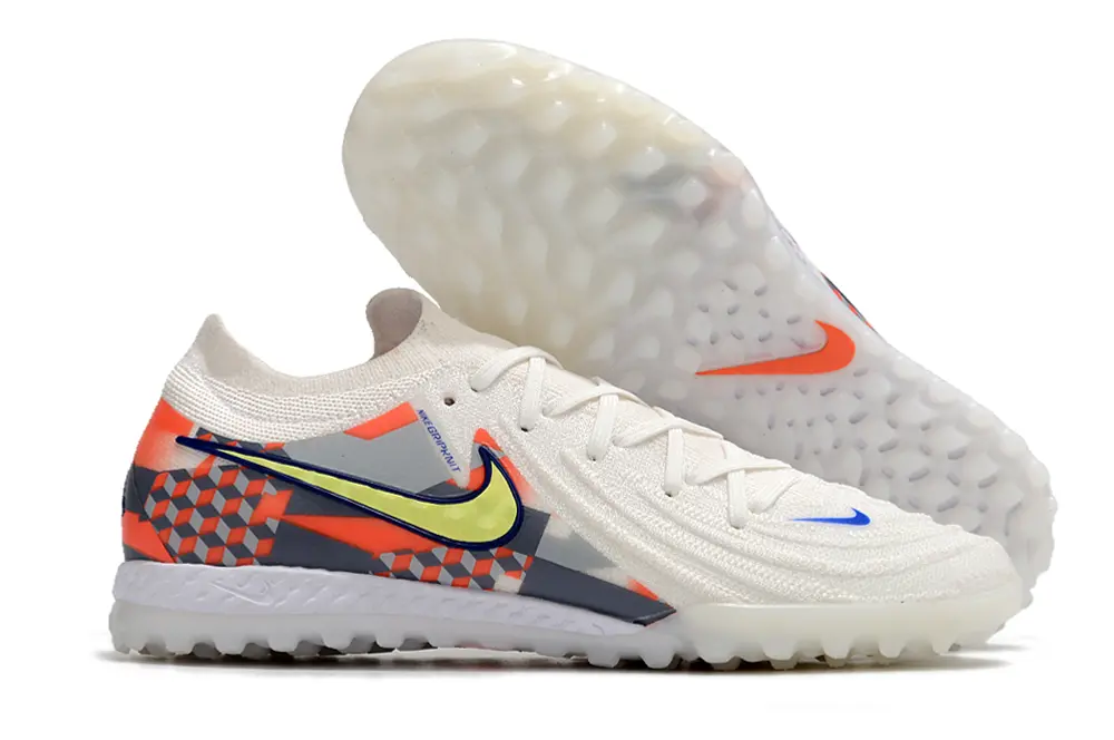 Nike Phantom GX 2 Elite TF - White/Bright Orange/Metallic Yellow