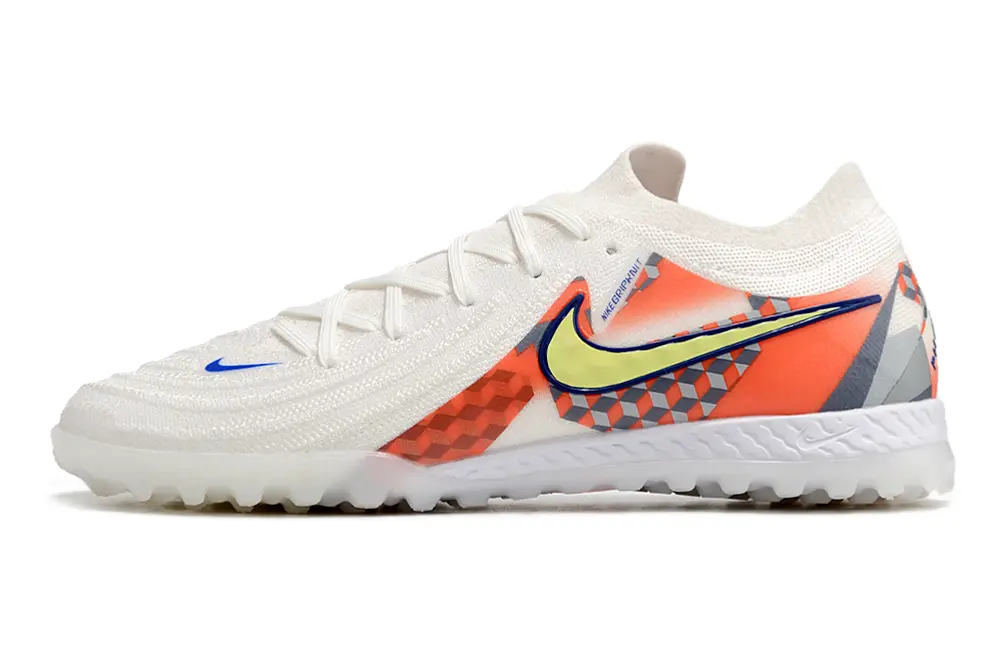 Nike Phantom GX 2 Elite TF - White/Bright Orange/Metallic Yellow