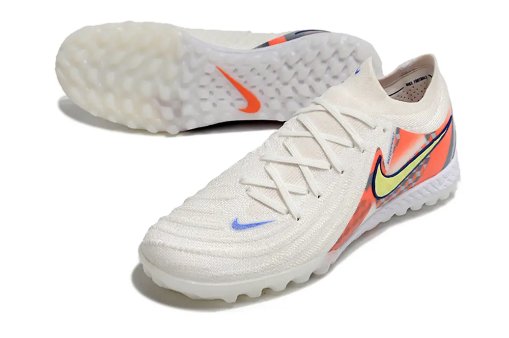 Nike Phantom GX 2 Elite TF - White/Bright Orange/Metallic Yellow