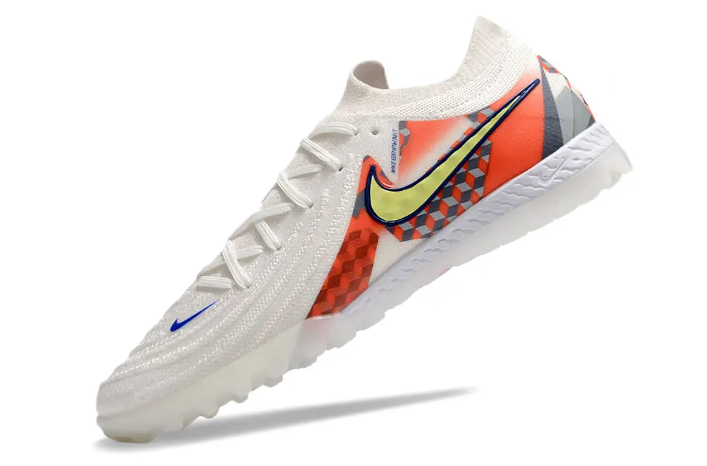 Nike Phantom GX 2 Elite TF - White/Bright Orange/Metallic Yellow
