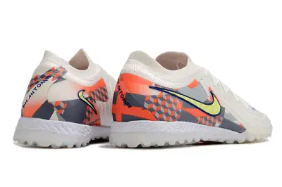 Nike Phantom GX 2 Elite TF - White/Bright Orange/Metallic Yellow