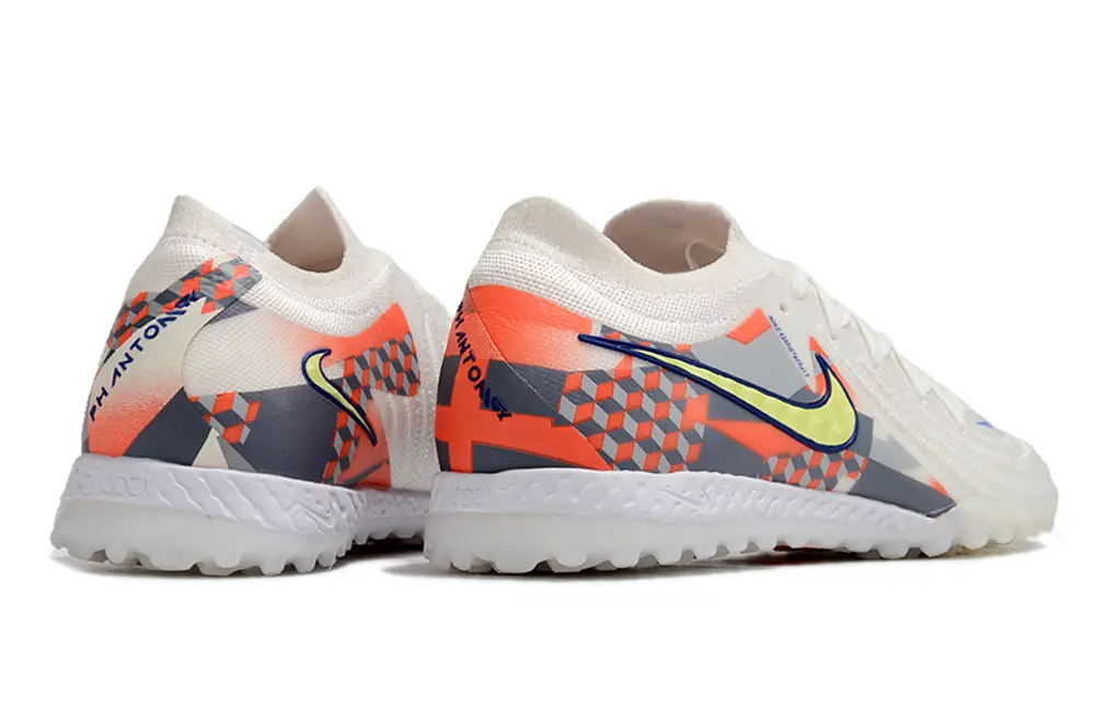 Nike Phantom GX 2 Elite TF - White/Bright Orange/Metallic Yellow