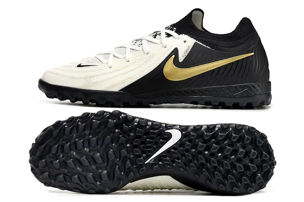 Nike Phantom GX 2 Elite TF - White/Black/Gold