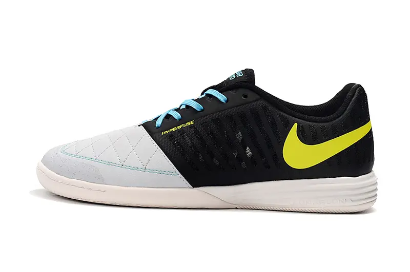 Nike Lunar Gato 2 IC - Black/Electric Yellow/Cold Blue