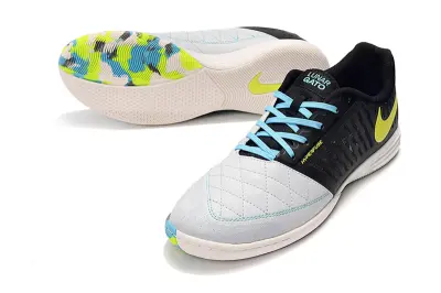Nike Lunar Gato 2 IC - Black/Electric Yellow/Cold Blue