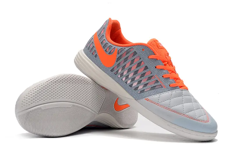 Nike Lunar Gato 2 IC - Gray/Bright Orange/Soft Gray