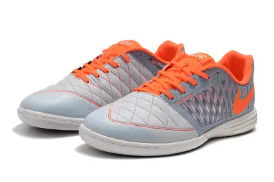 Nike Lunar Gato 2 IC - Gray/Bright Orange/Soft Gray