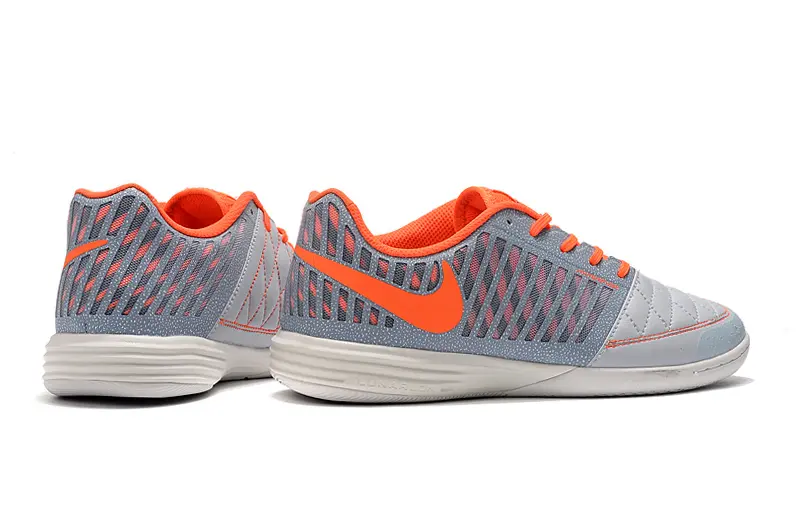 Nike Lunar Gato 2 IC - Gray/Bright Orange/Soft Gray