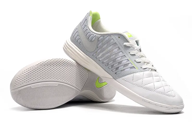 Nike Lunar Gato 2 IC - White/Cool Gray/Vibrant Yellow
