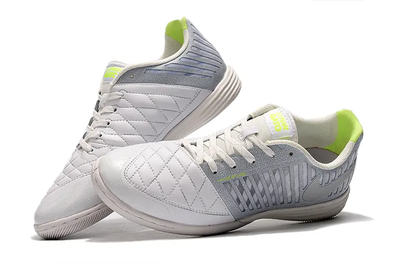 Nike Lunar Gato 2 IC - White/Cool Gray/Vibrant Yellow
