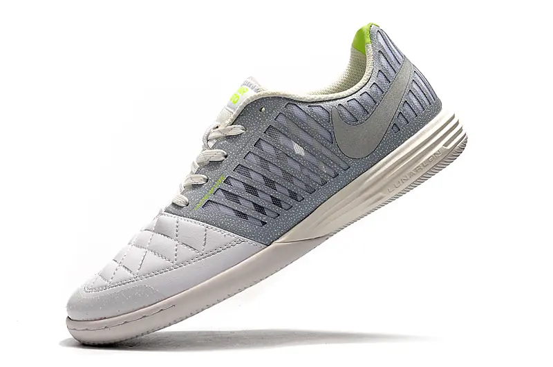 Nike Lunar Gato 2 IC - White/Cool Gray/Vibrant Yellow