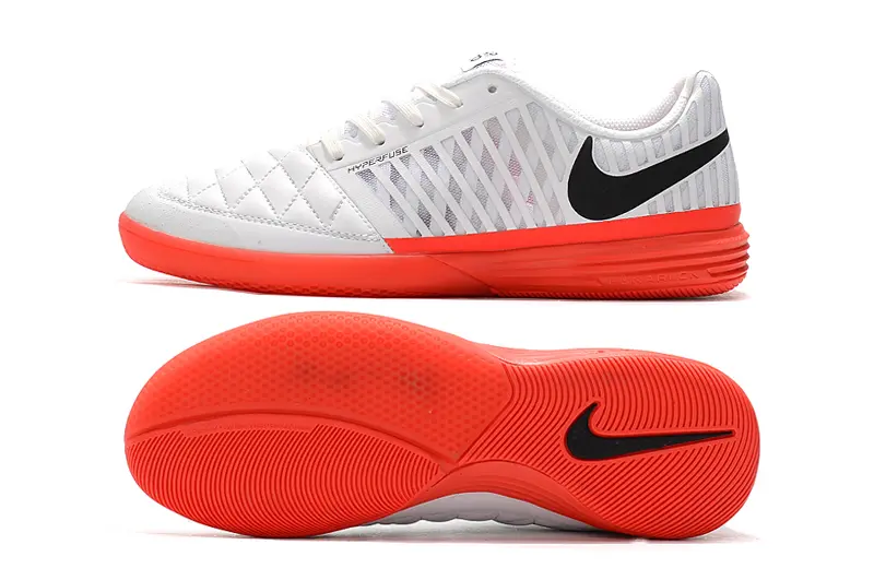 Nike Lunar Gato 2 IC - White/Fiery Coral/Jet Black