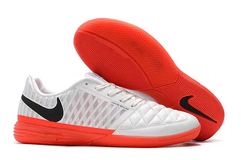Nike Lunar Gato 2 IC - White/Fiery Coral/Jet Black