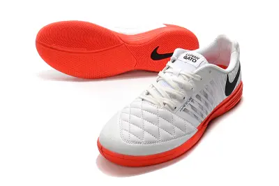 Nike Lunar Gato 2 IC - White/Fiery Coral/Jet Black
